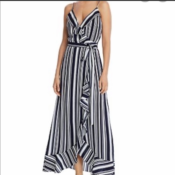 Aqua Dresses & Skirts - Aqua wrap nautical dress